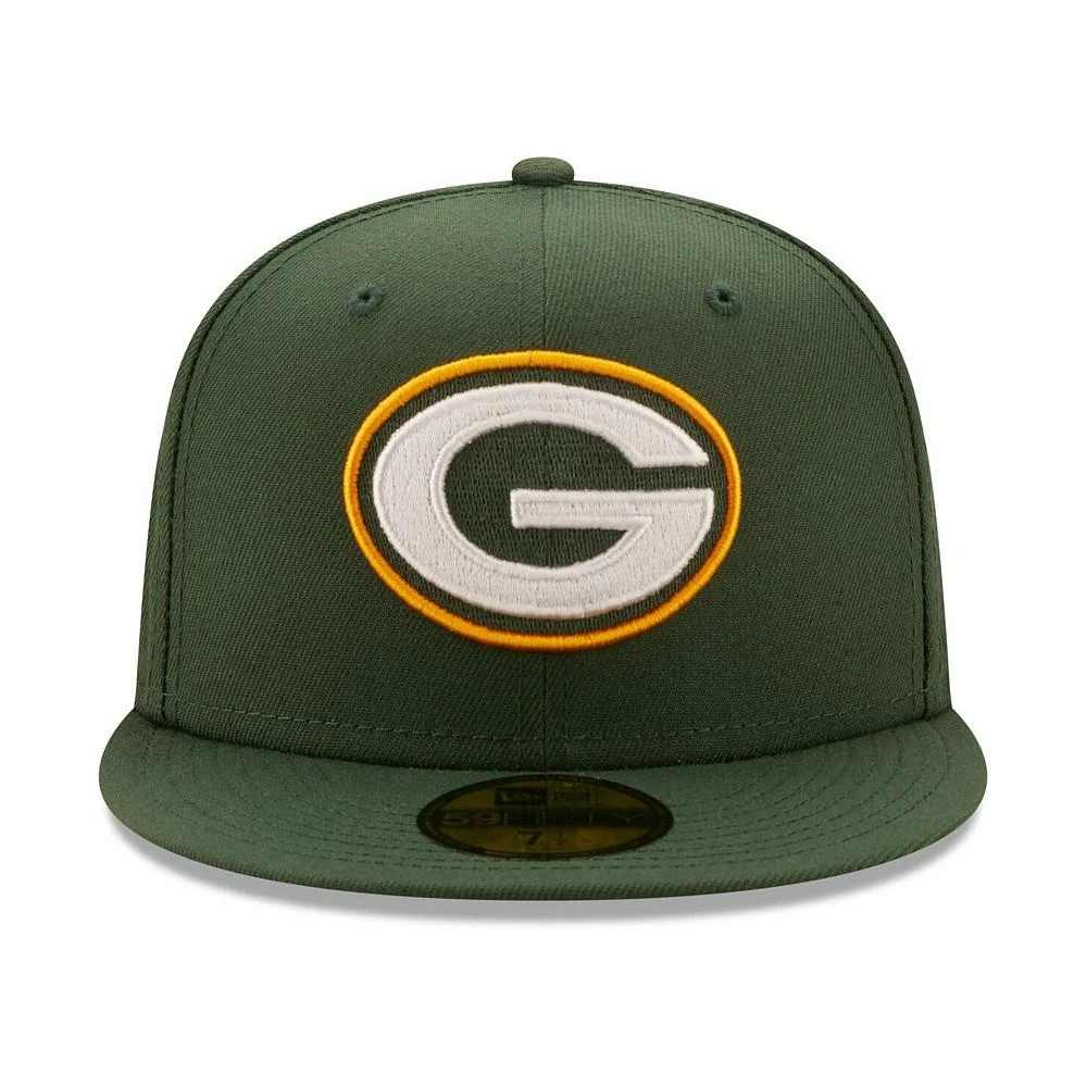 商品New Era|Men's Green Bay Packers 4x Super Bowl Champions 59FIFTY Fitted Hat,价格¥315,第2张图片详细描述