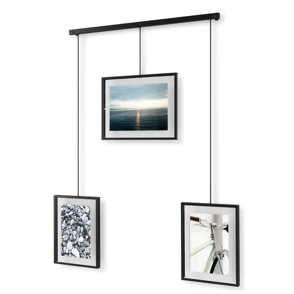 商品Umbra|Umbra Exhibit 3 Photo Display - Black,价格¥251,第4张图片详细描述