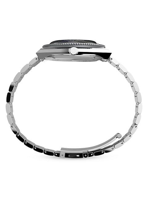 Q GMT Stainless Steel Bracelet Watch商品第2张图片规格展示