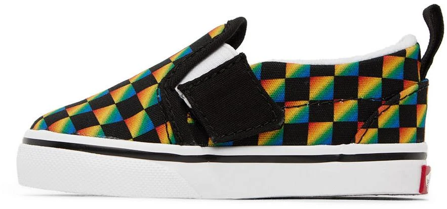 商品Vans|Baby Multicolor Checkerboard Slip-On V Sneakers,价格¥182,第3张图片详细描述