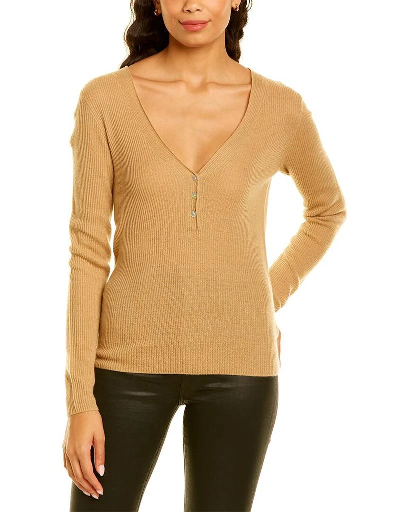 商品Vince|Vince V-Neck Cashmere Henley,价格¥654,第1张图片