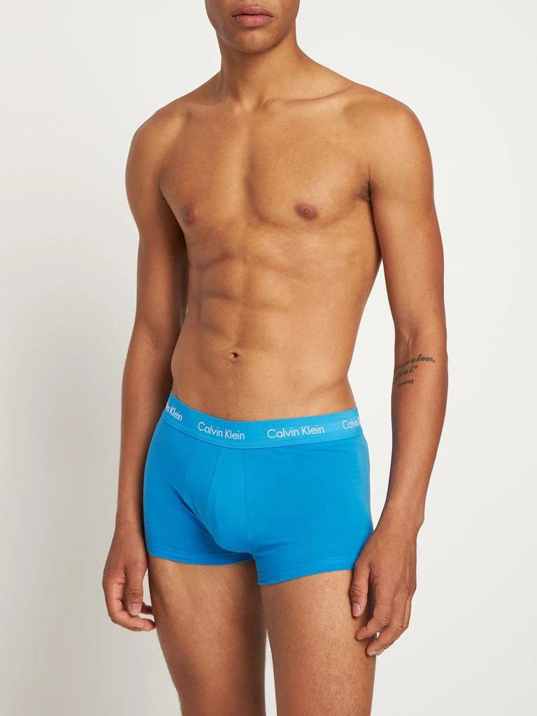 商品Calvin Klein|Pack Of 5 Stretch Cotton Low Rise Trunks,价格¥649,第1张图片详细描述