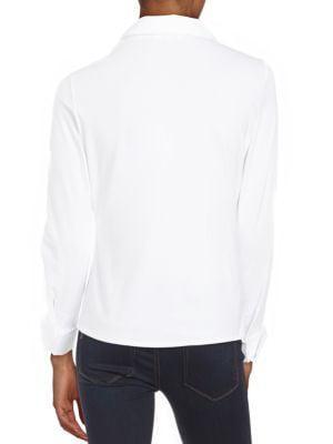 商品Calvin Klein|Knit Accent Shirt,价格¥338,第4张图片详细描述