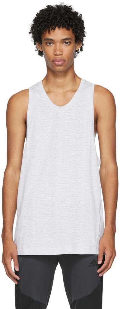 商品Adidas|Gray Yoga Tank Top,价格¥163,第1张图片