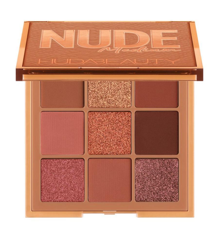 商品Huda Beauty|Medium Nude Obsessions Eyeshadow Palette,价格¥252,第4张图片详细描述