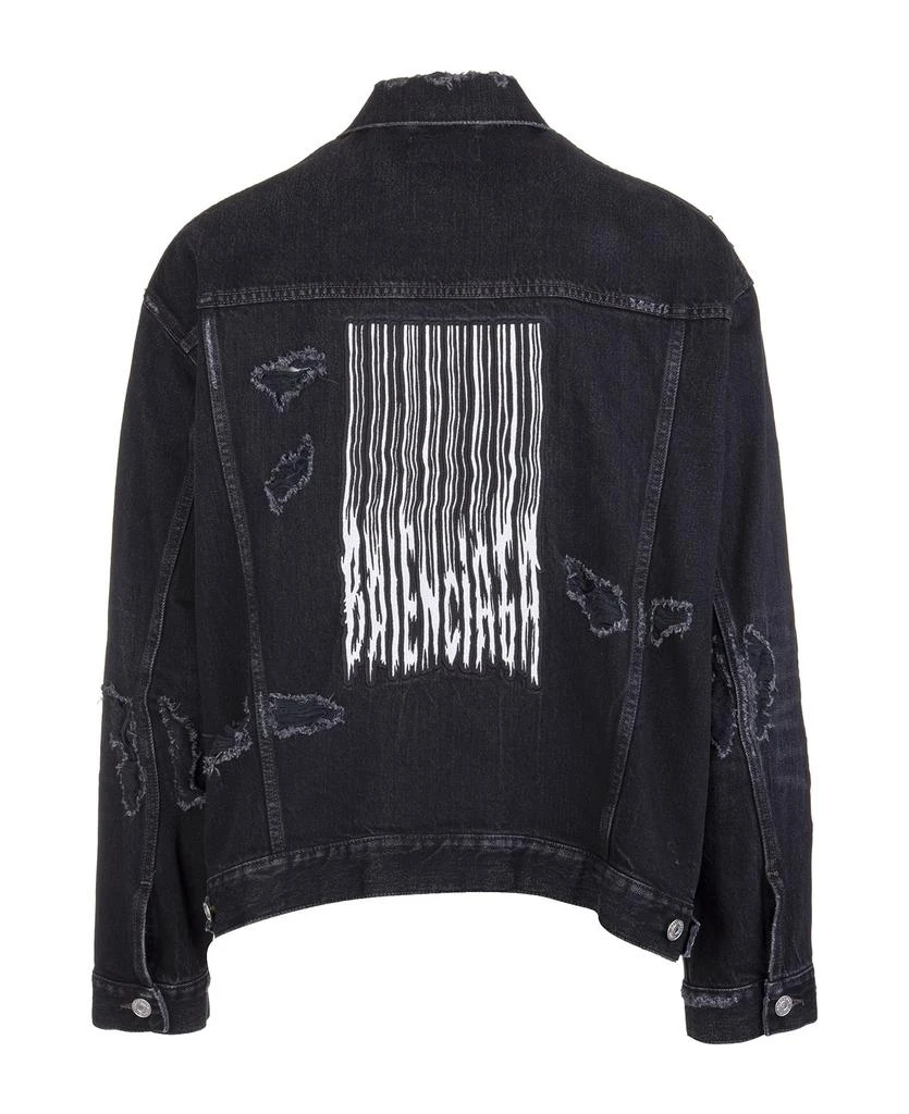 商品Balenciaga|Unisex Black Large Fit Barcode Jacket,价格¥7423,第4张图片详细描述