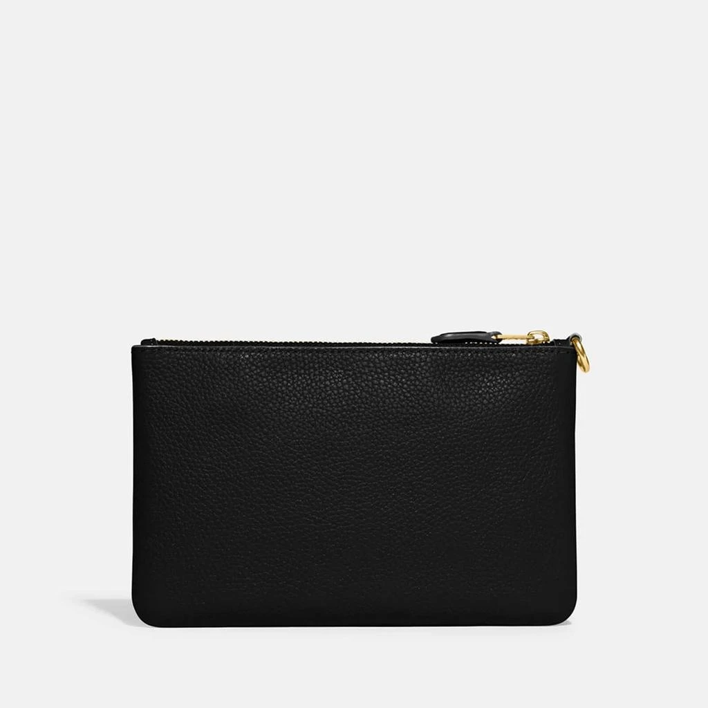 商品Coach|Coach Polished Leather Small Wristlet Purse,价格¥934,第3张图片详细描述