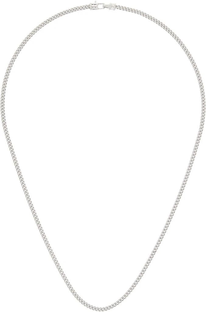 商品Tom Wood|Silver Curb Chain M Necklace,价格¥2425,第1张图片