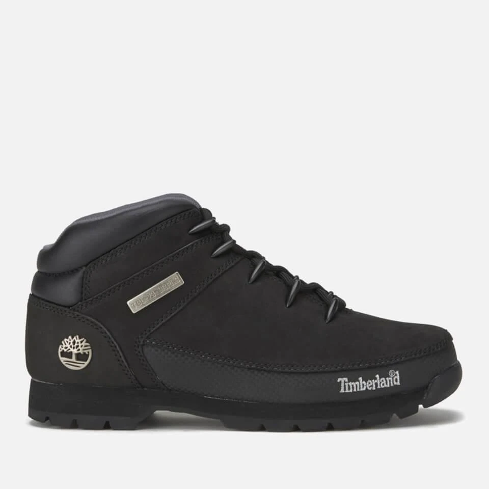 商品Timberland|TIMBERLAND MEN'S EURO SPRINT LEATHER HIKER BOOTS - BLACK,价格¥1404,第1张图片