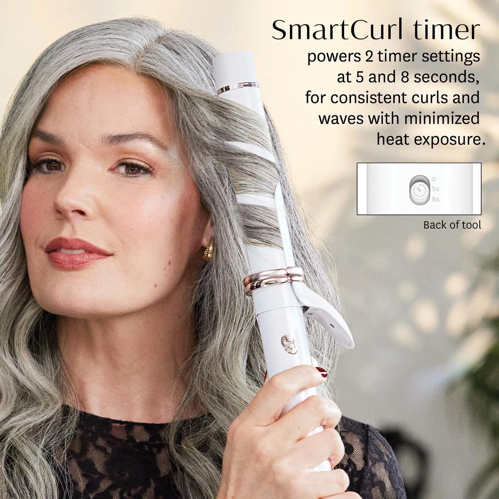 商品T3|T3 CurlWrap 1.25" Automatic Rotating Curling Iron with Long Barrel,价格¥1758,第4张图片详细描述