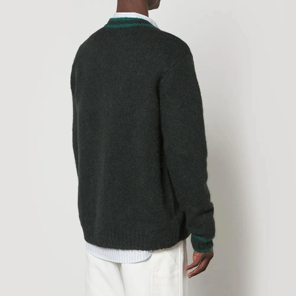 商品Fred Perry|Fred Perry Contrast-Tipped Brushed Knit Cardigan,价格¥967,第2张图片详细描述