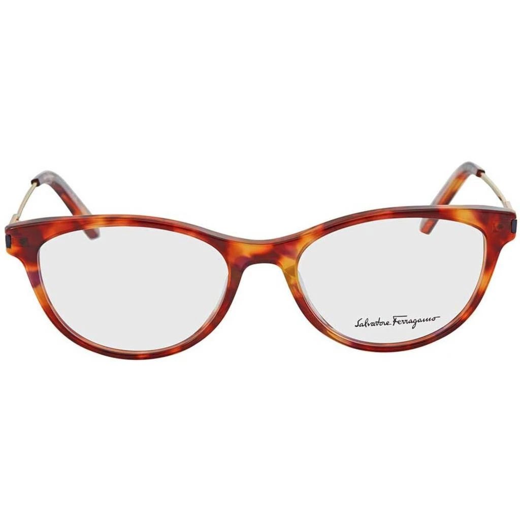 商品Salvatore Ferragamo|Salvatore Ferragamo Women's Eyeglasses - Havana Frame | SALVATORE FERRAGAMO2852 214,价格¥477,第2张图片详细描述