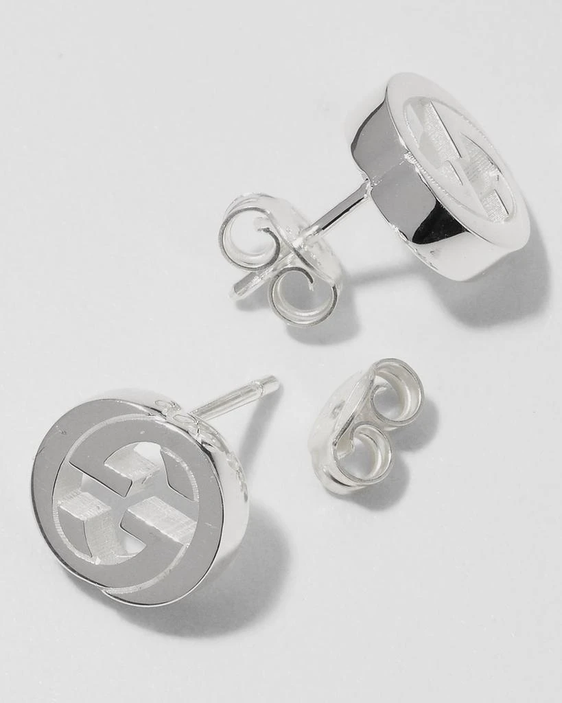 商品Gucci|Interlocking G Stud Earrings,价格¥2348,第4张图片详细描述