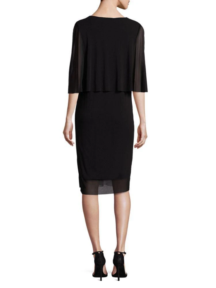 商品FUZZI|Cape Layer Solid Dress,价格¥1219,第2张图片详细描述