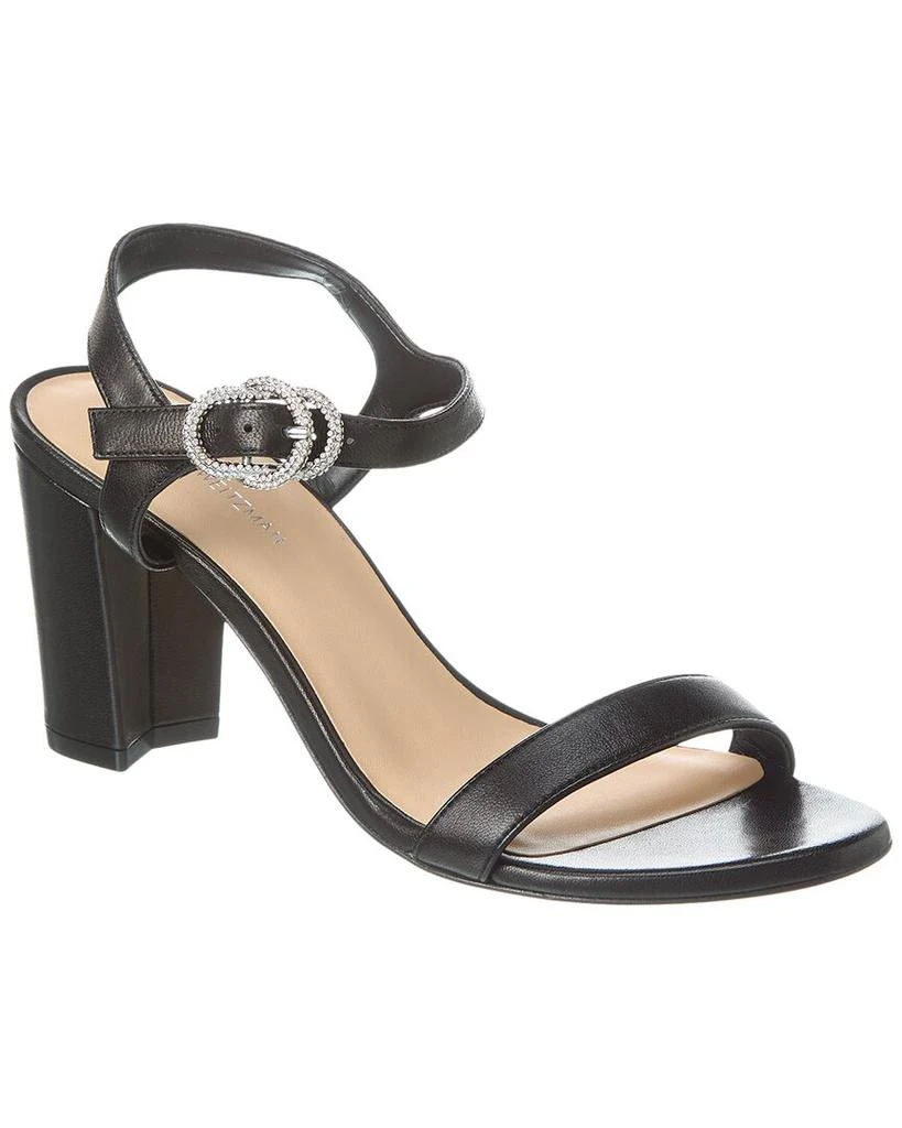 商品Stuart Weitzman|Crystal 75 Leather Block Sandal,价格¥1461,第1张图片