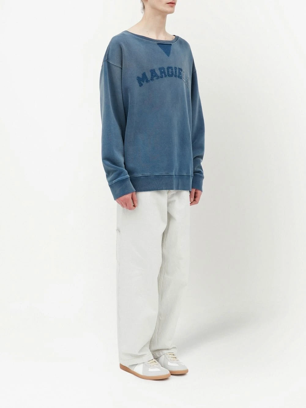 商品MAISON MARGIELA|MAISON MARGIELA 男士卫衣 S50GU0209S25570469 蓝色,价格¥2153,第4张图片详细描述