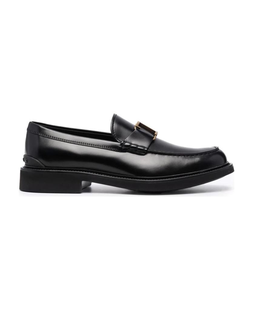 商品Tod's|Loafers In Black Semi-shiny Leather,价格¥4971,第1张图片