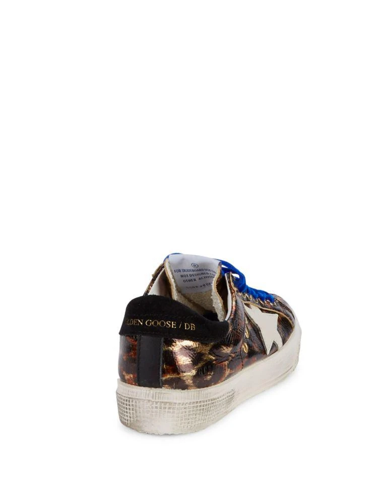 商品Golden Goose|May Superstar Leopard Print Leather Sneakers,价格¥2473,第2张图片详细描述