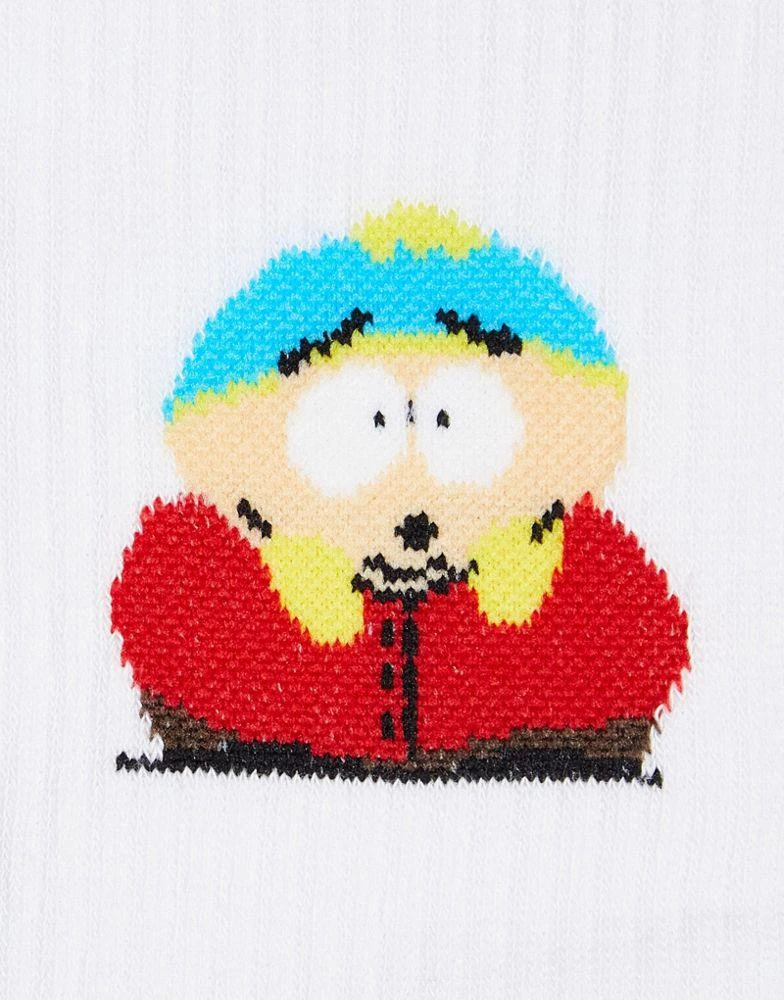 商品ASOS|ASOS DESIGN Cartman South Park 3 pack socks in white,价格¥125,第3张图片详细描述