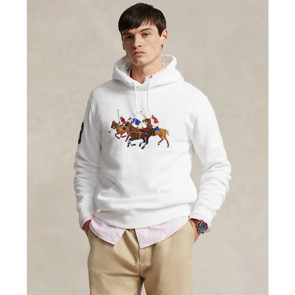 商品Ralph Lauren|Men's Triple-Pony Fleece Hoodie,价格¥1384,第1张图片