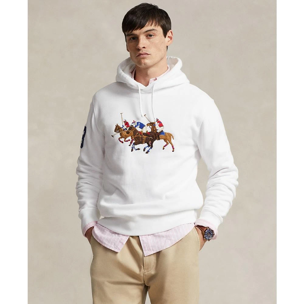 商品Ralph Lauren|Men's Triple-Pony Fleece Hoodie,价格¥562,第1张图片