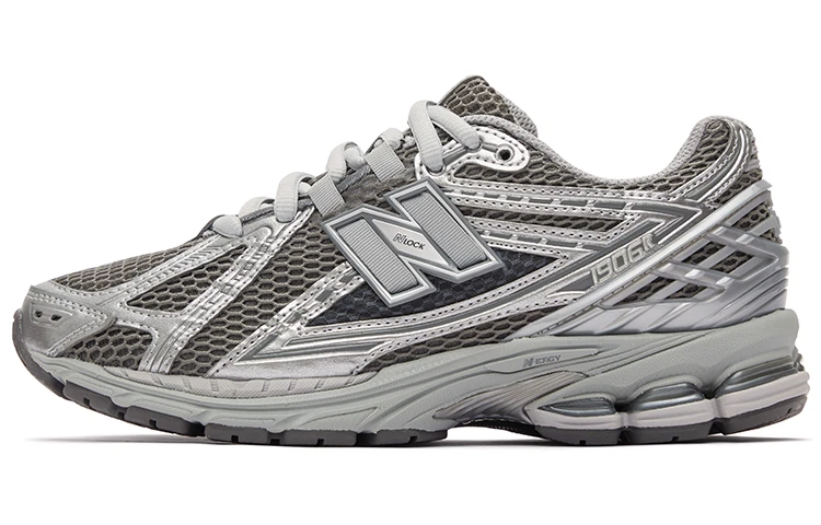 商品[国内直发] New Balance|[预售3天]NB 1906R Y2K 情侣款  裸眼3D  时尚运动舒适 低帮跑步鞋 男女同款 银灰,价格¥690,第1张图片