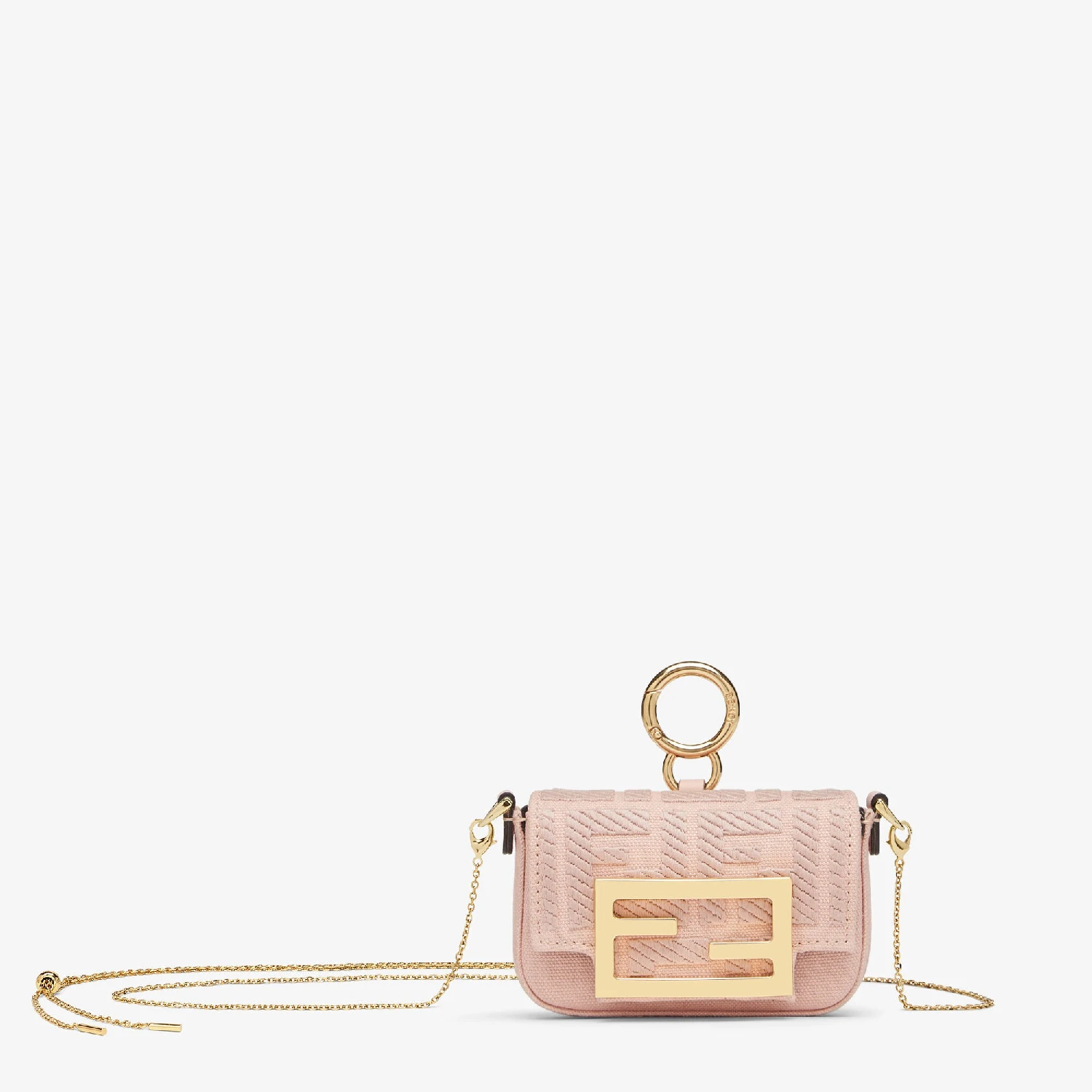 商品Fendi|【预售】 芬迪 25春夏 女士 零钱包 Nano Baguette Charm 7AS045A9P6F0J2F ,价格¥6074,第1张图片
