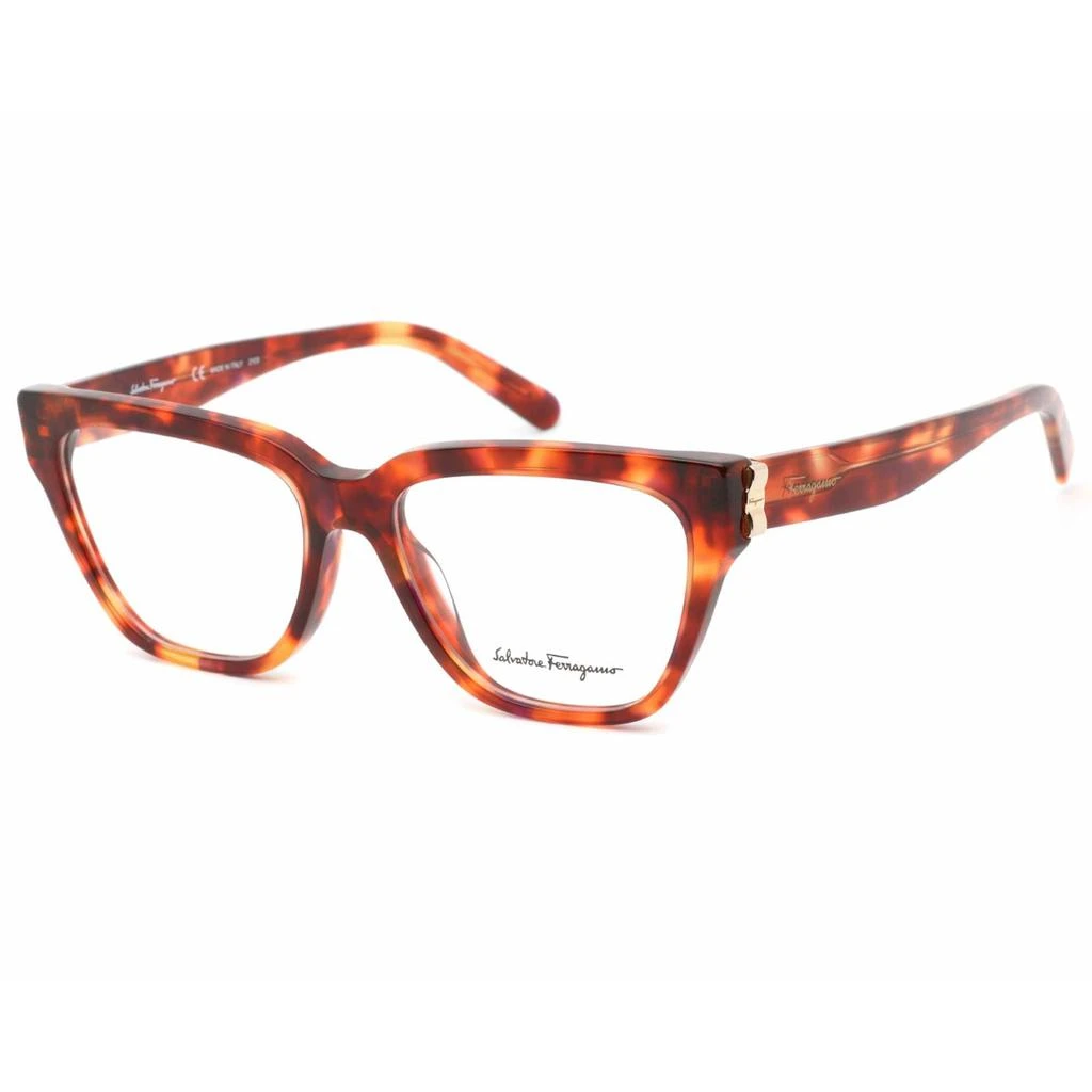 商品Salvatore Ferragamo|Salvatore Ferragamo Women's Eyeglasses - Tortoise Cat-Eye Plastic Frame | SF2893 214,价格¥505,第1张图片