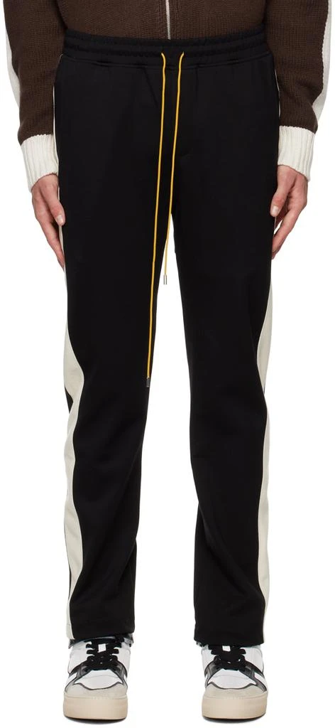 商品Rhude|Black Traxedo Lounge Pants,价格¥2606,第1张图片