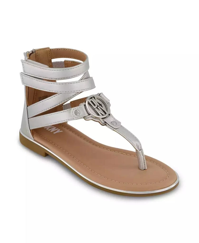 商品DKNY|Little Girls Gladiator Thong Sandals,价格¥224,第1张图片