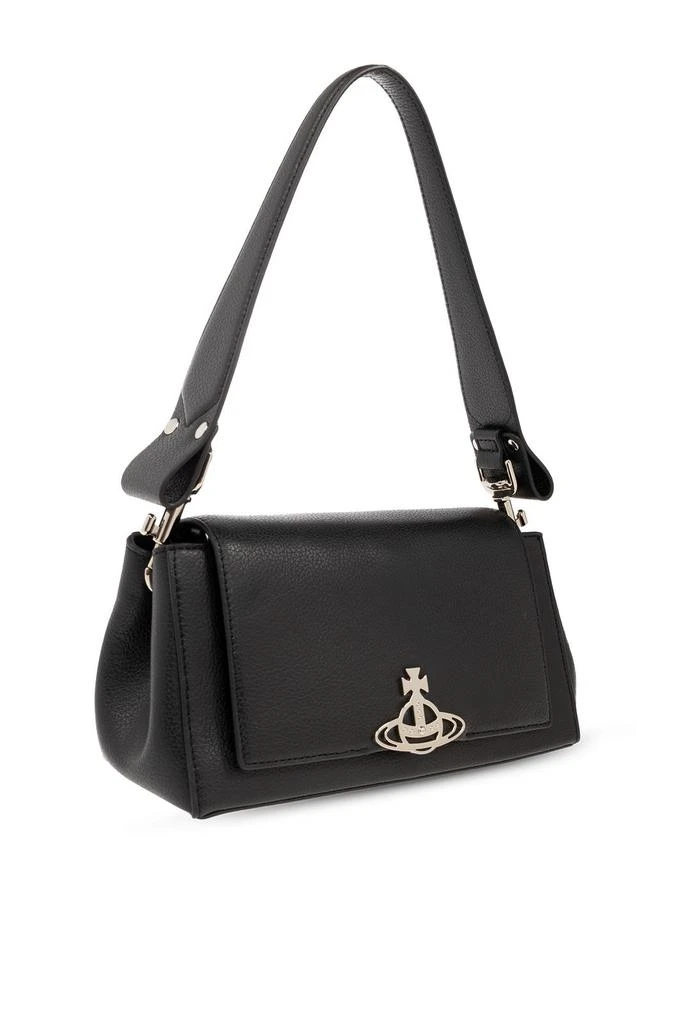 商品Vivienne Westwood|Vivienne Westwood Orb Plaque Foldover-Top Shoulder Bag,价格¥3381,第3张图片详细描述