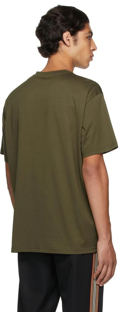 商品Burberry|绿色 Location Print Oversized T 恤,价格¥4378,第3张图片详细描述