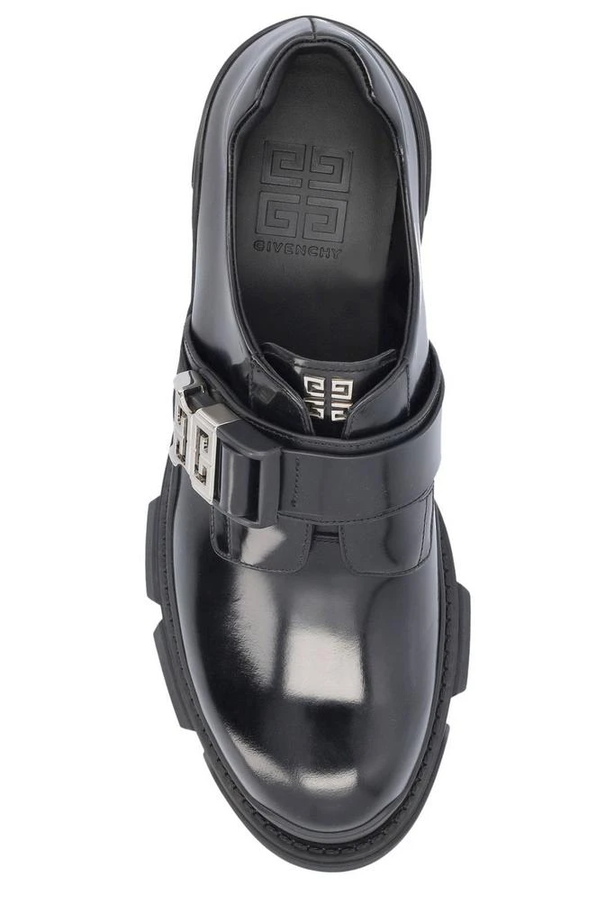 商品Givenchy|Givenchy 4G Clip Buckle Derby Shoes,价格¥8224,第4张图片详细描述