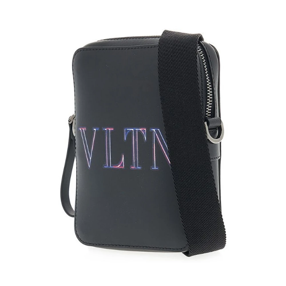 VALENTINO 男士黑色小牛皮斜挎包 XY2B0943-GCI-N78 商品