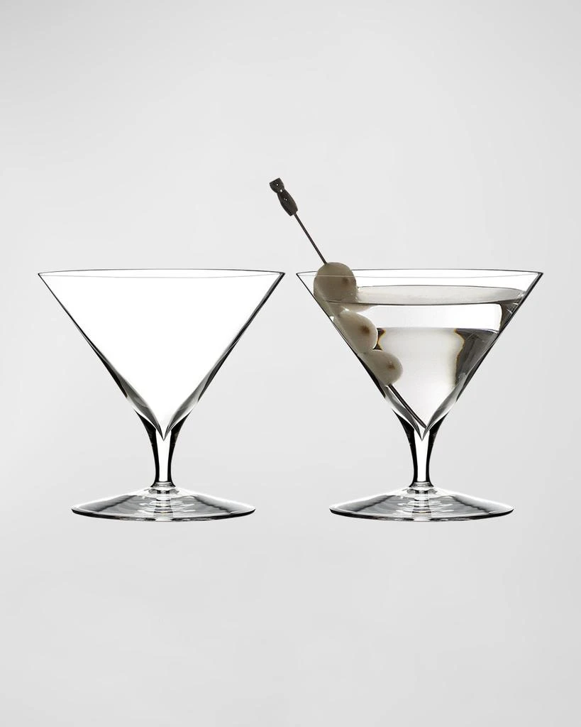 商品Waterford Crystal|Elegance Martini Glasses, Set of 2,价格¥774,第2张图片详细描述