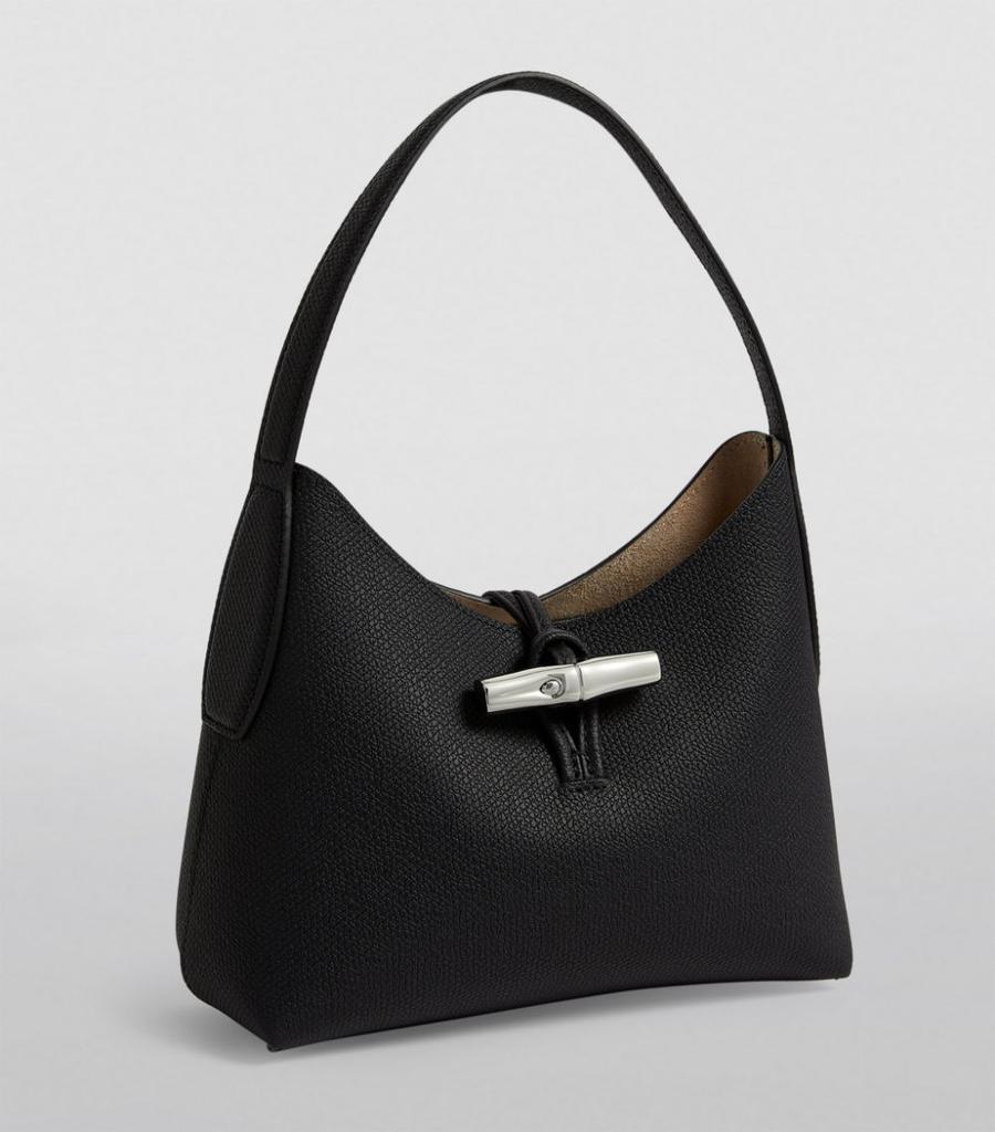 商品Longchamp|Leather Roseau Shoulder Bag,价格¥2101,第5张图片详细描述