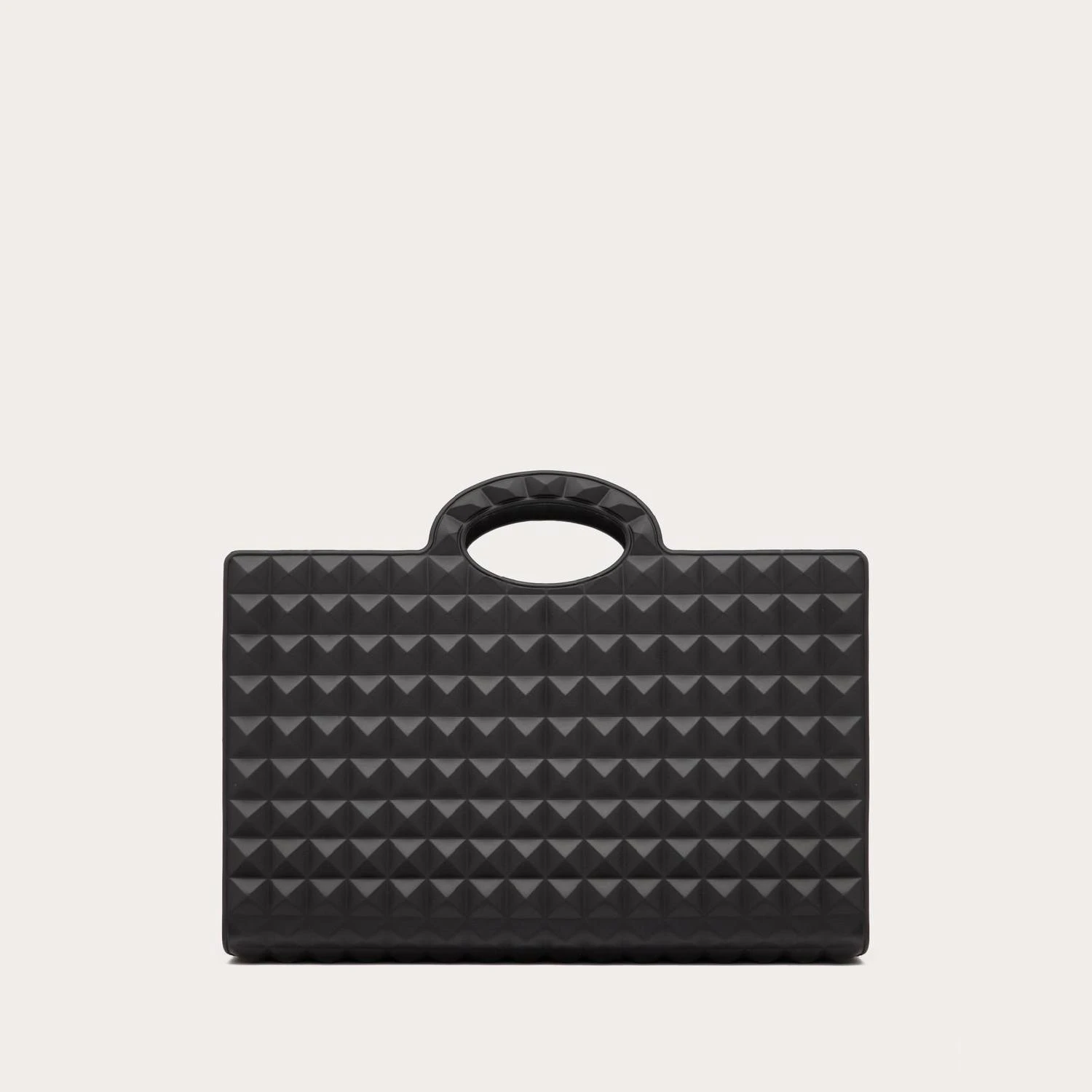 商品Valentino|包邮包税【预售7天发货】 VALENTINO华伦天奴 23秋冬 男士 手提包 CABAS LE TROISIÈME EN CAOUTCHOUC 3Y2B0C10XLU_0NO,价格¥10593,第1张图片