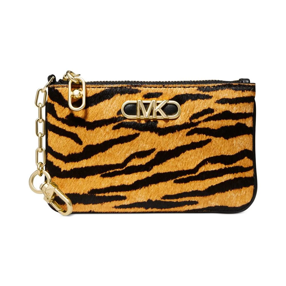 商品Michael Kors|Animal Print Calf Hair Parker Key Card Holder,价格¥327,第1张图片