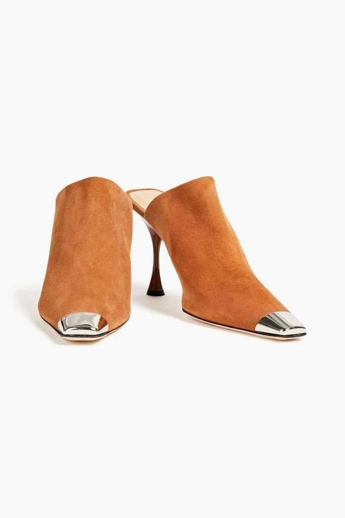 商品Sergio Rossi|Appliquéd suede mules,价格¥2933,第2张图片详细描述
