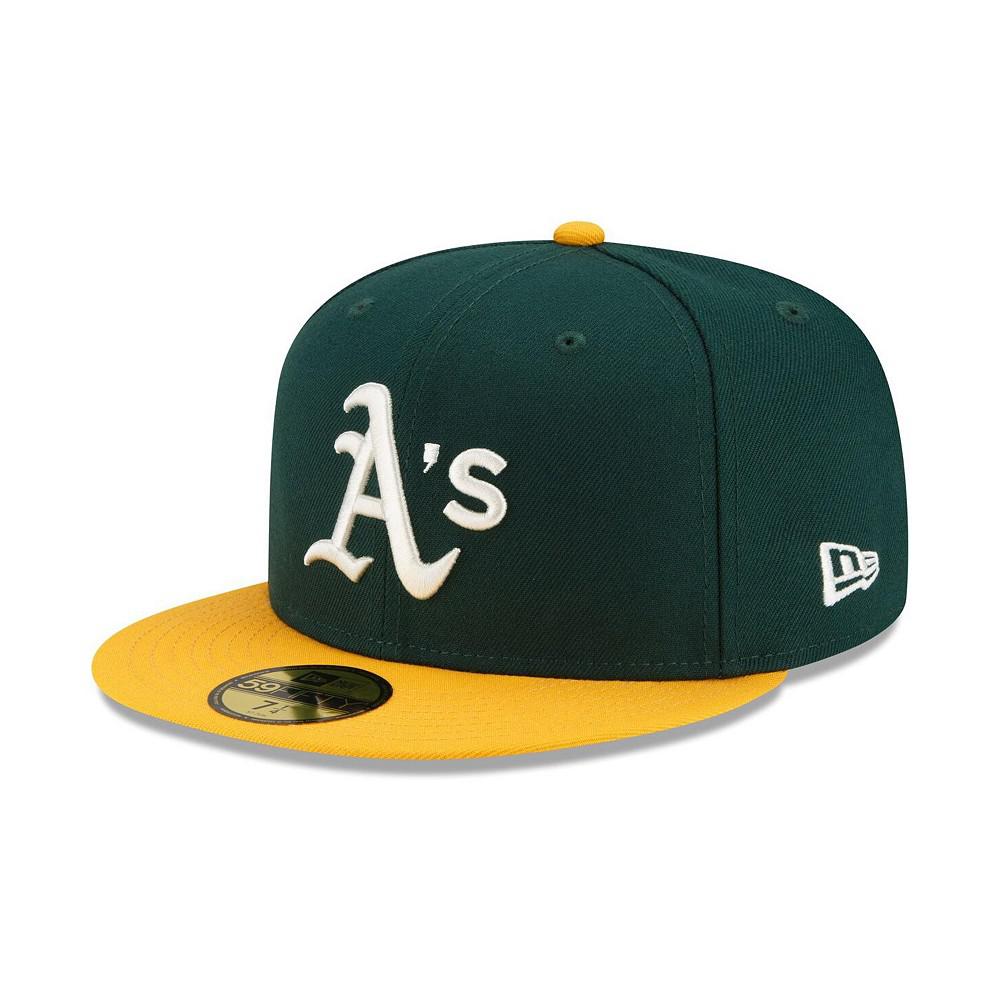 Men's Green Oakland Athletics Pop Sweatband Undervisor World Series 1974 Cooperstown Collection 59FIFTY Fitted Hat商品第4张图片规格展示