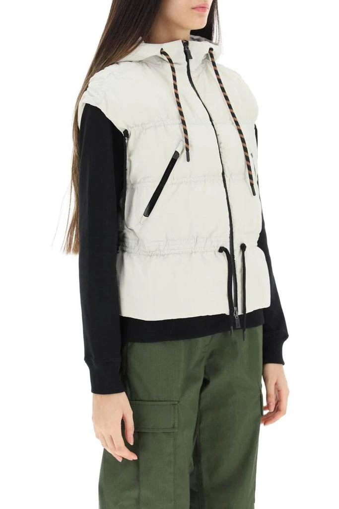 商品Herno|Herno laminar hooded down vest in light opalescent,价格¥3562,第2张图片详细描述