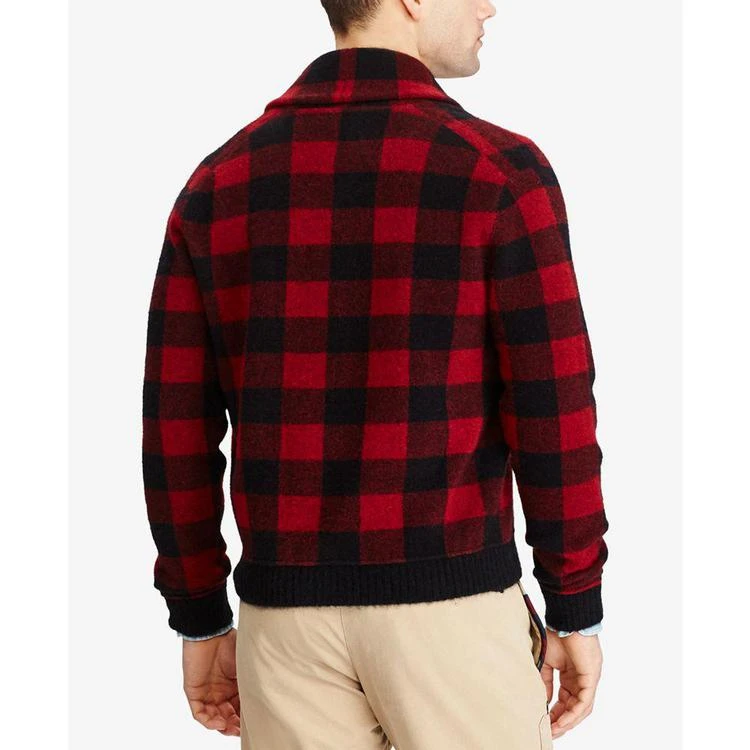 商品Ralph Lauren|Men's Iconic Plaid Cardigan,价格¥1111,第2张图片详细描述