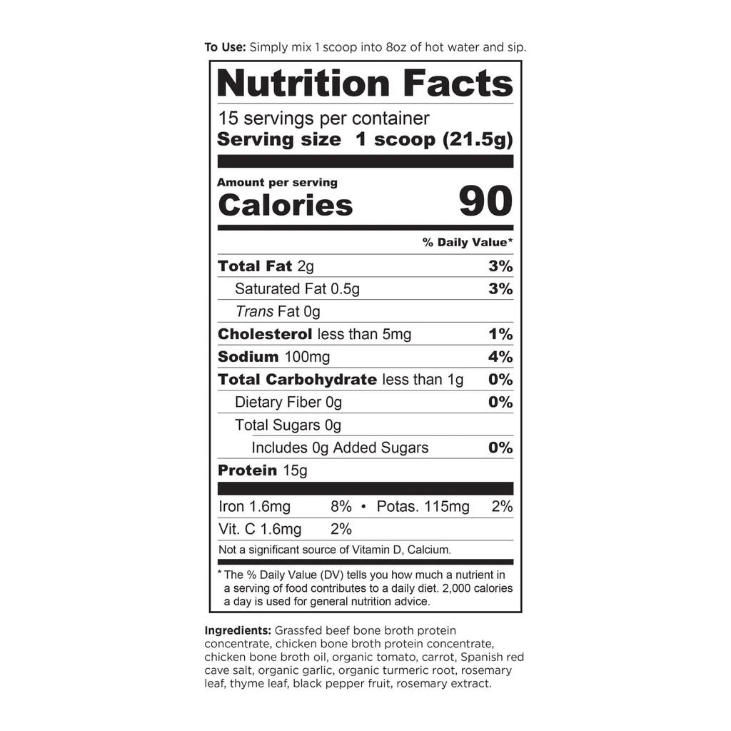 商品Ancient Nutrition|Bone Broth Protein Summer ’23 Insert | Powder Chicken Soup (15 Servings),价格¥357,第2张图片详细描述