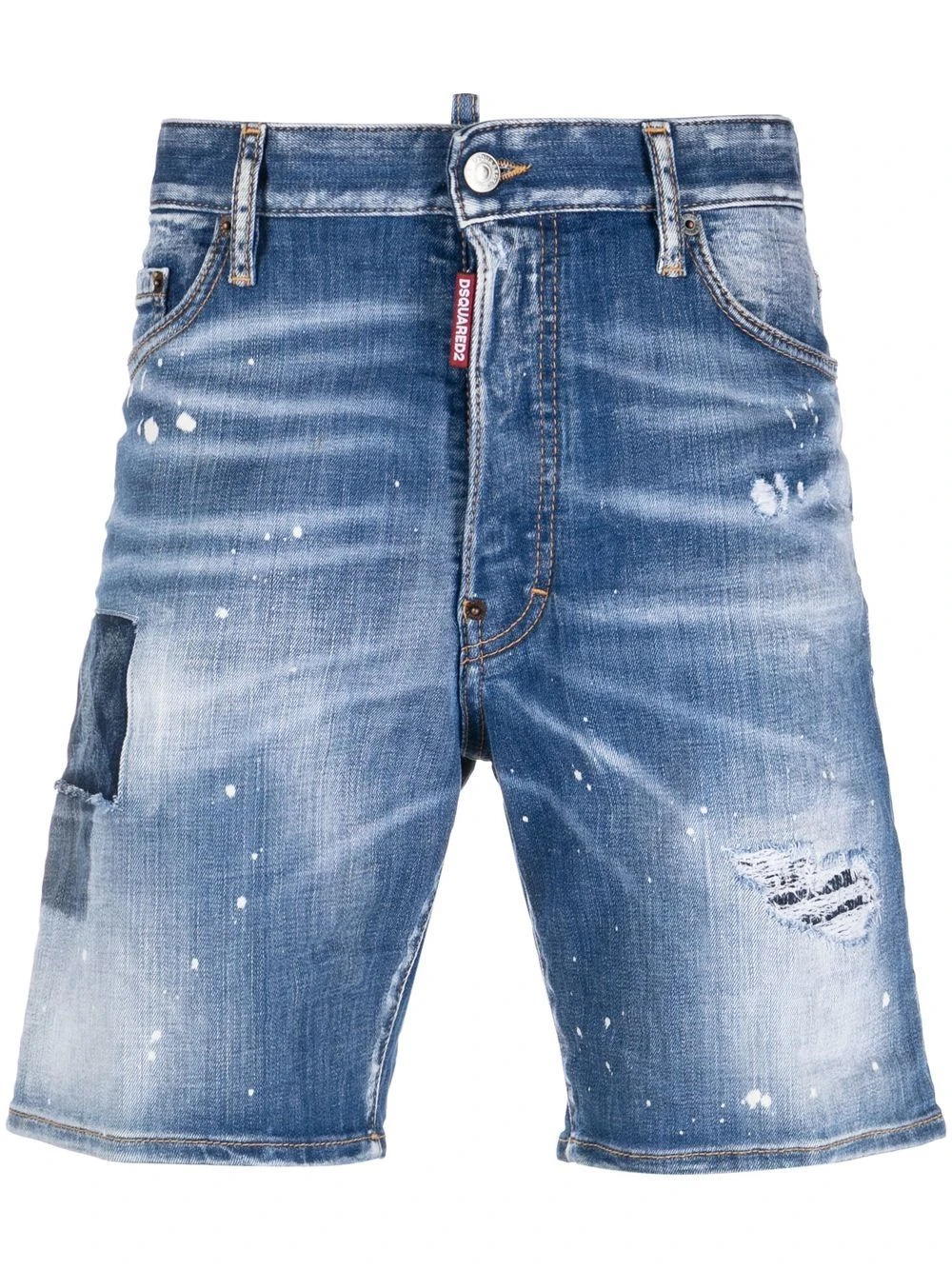 商品【商品预售7天】 DSQUARED2|DSQUARED2 男士短裤 S74MU0775S30342470 蓝色,价格¥2214,第1张图片