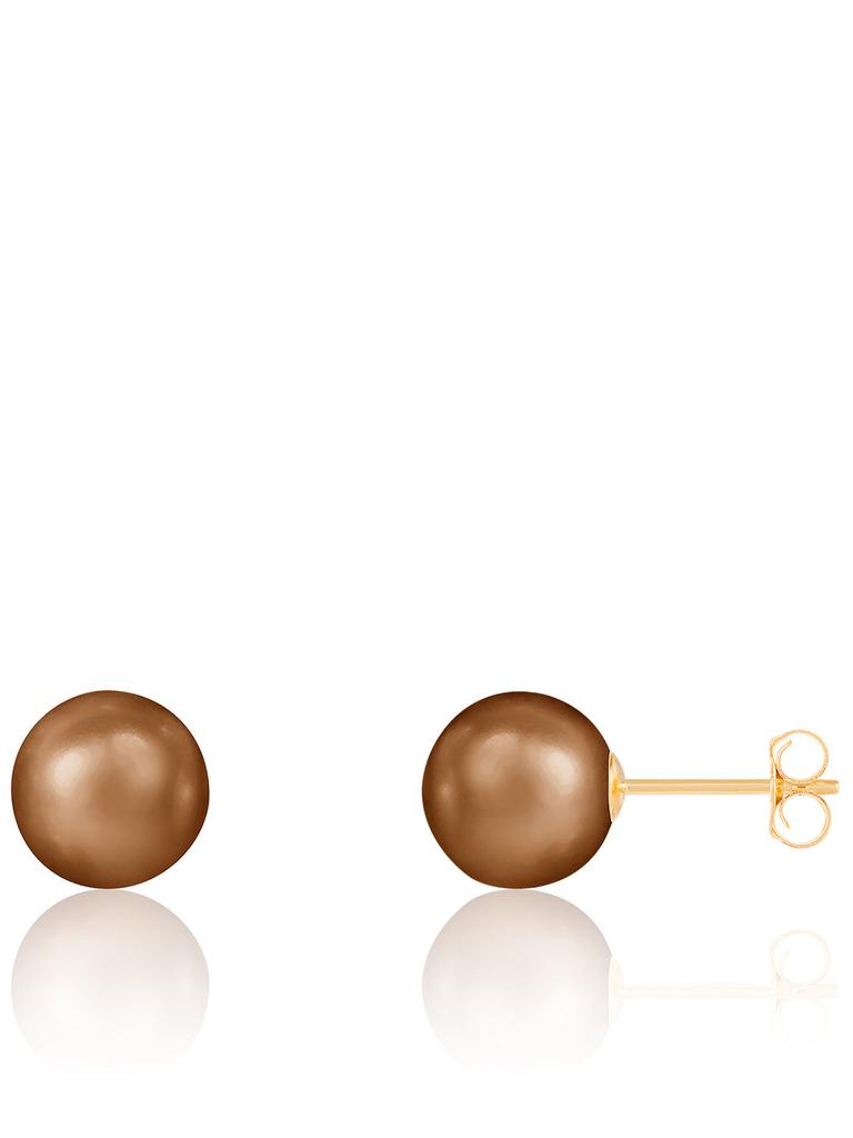 8mm Pearl Stud Earrings商品第1张图片规格展示
