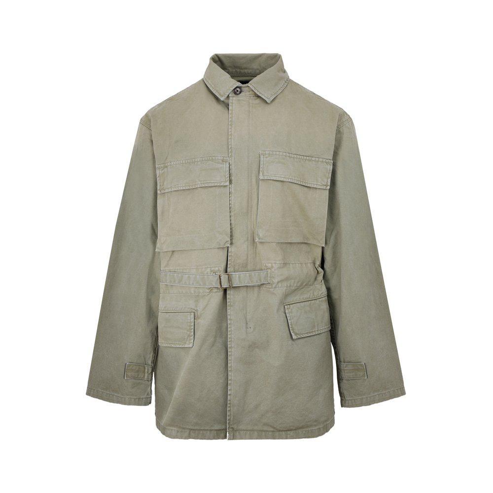 商品Fear of god|Fear of God Pocket Detailed Belted Army Jacket,价格¥5066,第1张图片