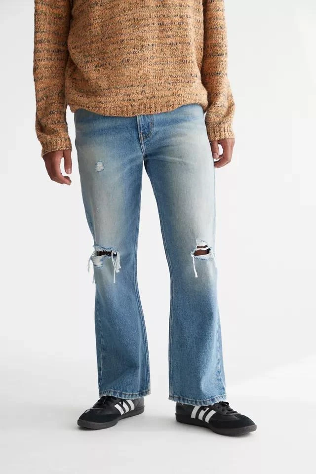 商品BDG|BDG Slim Fit Destructed Bootcut Jean,价格¥75,第1张图片