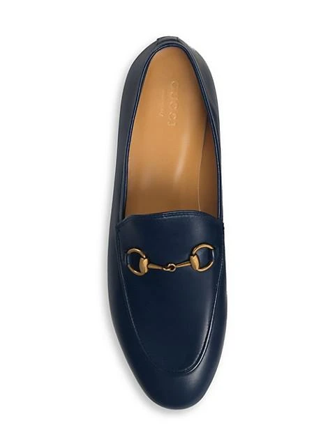 商品Gucci|Jordaan Leather Loafers,价格¥5496,第4张图片详细描述