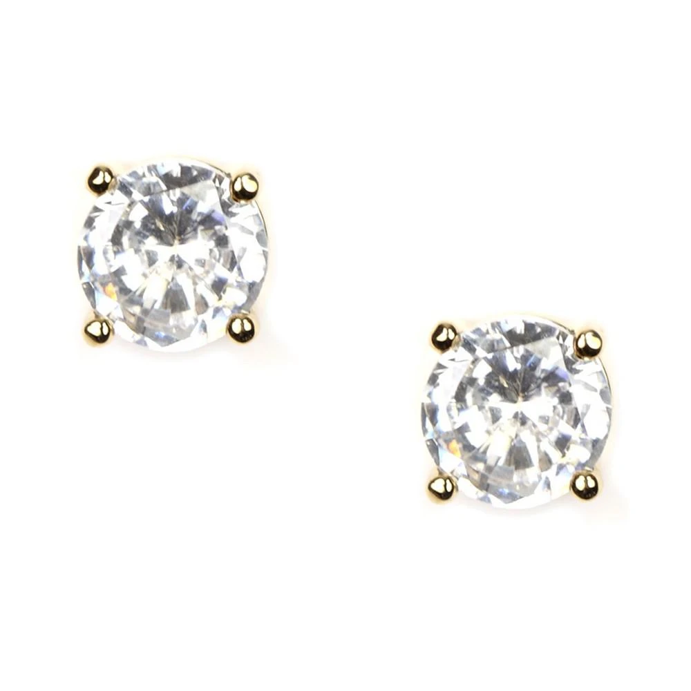 商品Givenchy|纪梵希水晶耳钉 Givenchy Earrings, Gold-Tone Crystal Stud Earrings,价格¥210,第1张图片