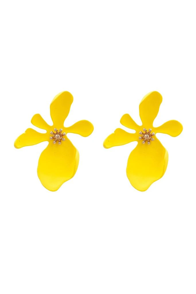 商品Eye Candy LA|Georgia Earrings - Yellow,价格¥156,第1张图片